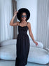 "BLACK ELEGANCE" garā kleita 9267